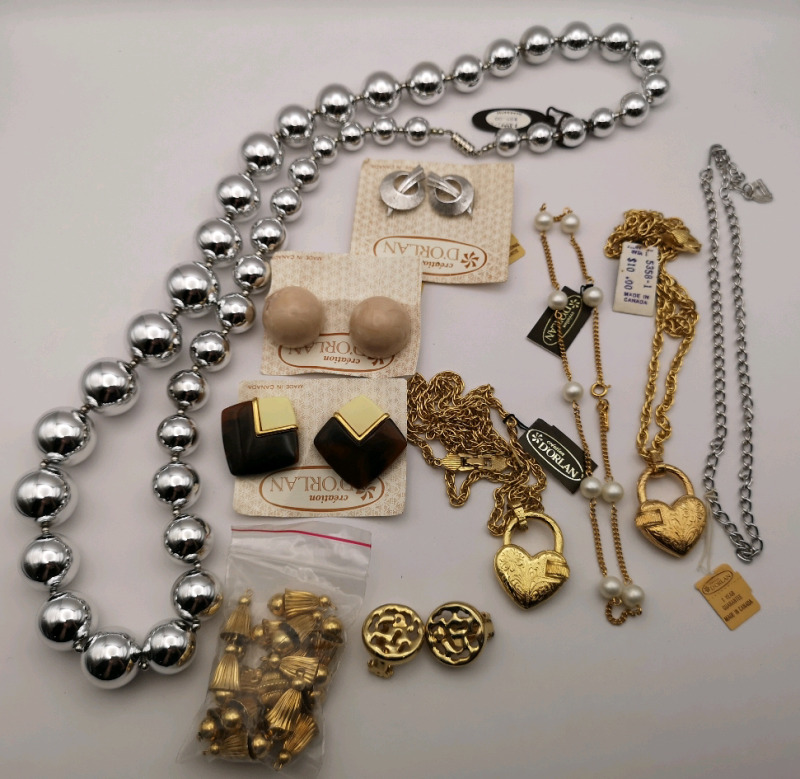 Vintage D'ORLAN Gold & Silver Tone Jewellery