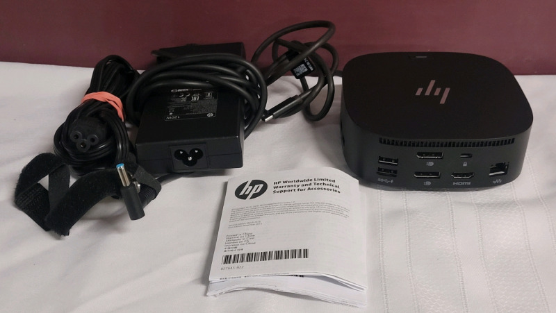 HP USB-C Dock G5-8 in 1 Adapter for Both USB-C & Thunderbolt Computers