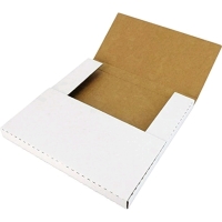 New - 10-Pack Vinyl Record LP White Shipping Mailer Boxes with Red Fragile Stickers