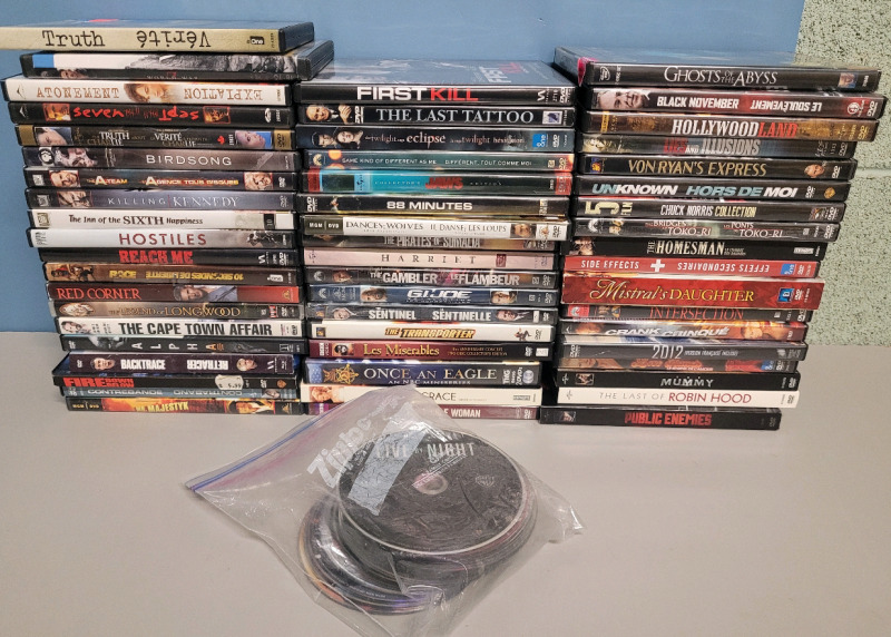 DVD Movie Lot . 85+ DVD Movies / TV Shows . Various Titles