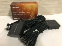 New 2 pk Solar Christmas LED Lights 43ft x 2