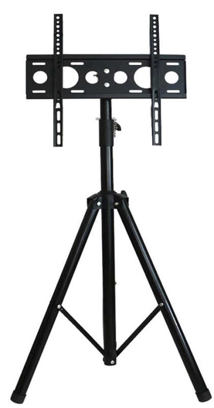 YFLY Black Tripod TV Display Portable Floor Stand Height Adjustable Mount for 32" to 55" Flat Screens