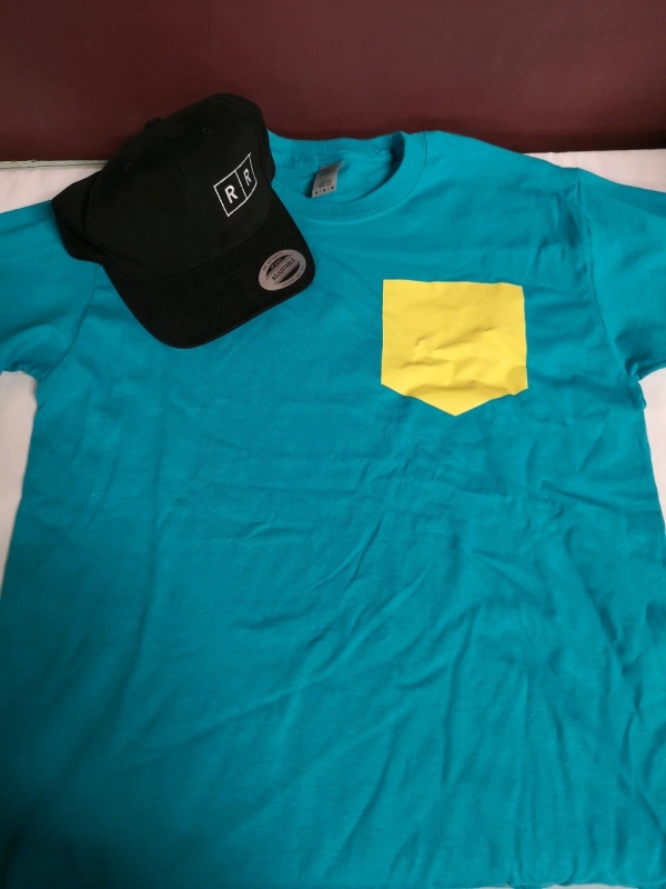 New Hat & T-shirt sz Med