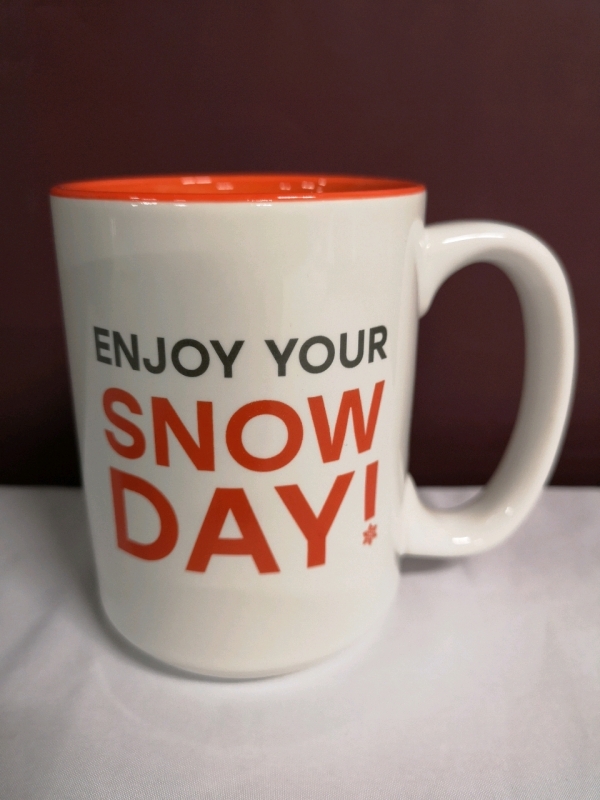 New Mug - Heat Trak Logo - Enjoy your snow day!