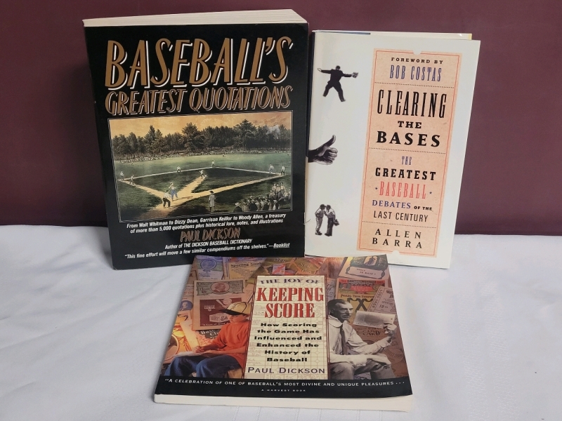 MLB Baseball History Books : Baseball Greatest Quotes , Baseball Score Keeping