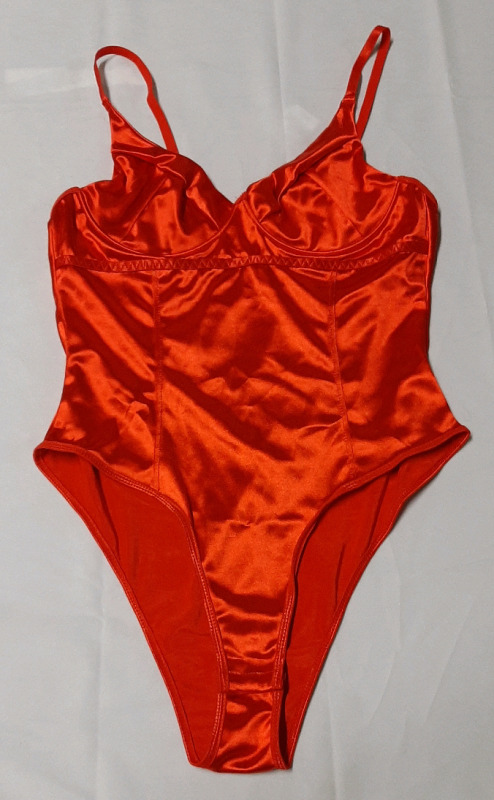 Satin Like Bodysuit Size L