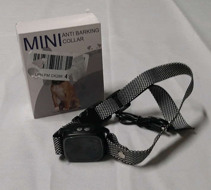 Mini Anti Barking Collar Comes with USB Charging Cable Collar is 20" or smaller