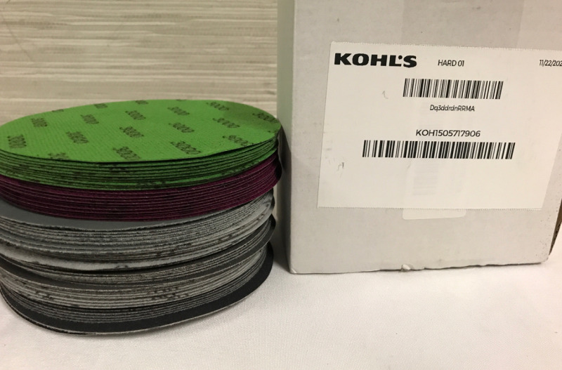 KOHL’S Sanding Buffing Pads 5 inch wide Grit range 400 to 3000