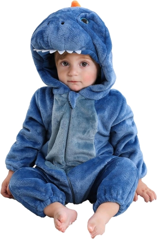 Fleece Dragon Romper That Will Fit a 6-9 month old.