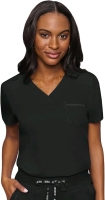 New Med Couture Touch Women&rsquo;s Chest Pocket Tuck in Top (Size Large)