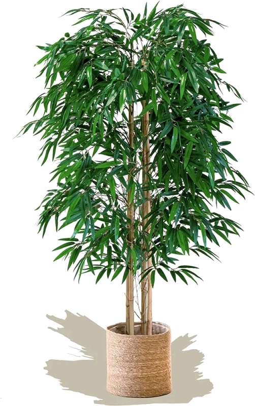New - Maia Shop 3.5ft Bamboo, Artificial Tree with Natural Canes