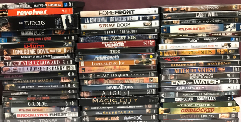 DVD Movie Lot . 60 DVD Movies / TV Shows . Various Titles