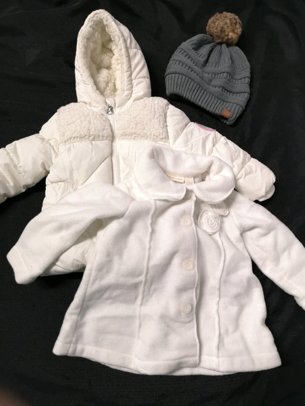 Jessica Simpson Child's Coat 12 Months + Hat +