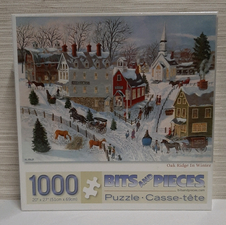 Oak Ridge in Winter 1000 Piece Jigsaw Puzzle