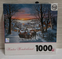 Winter Wonderland Peace on Earth 1000 Piece Jigsaw Puzzle