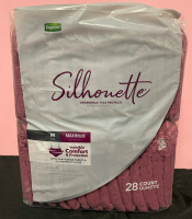 NEW Silhouette Maximum Absorbency underwear that protects Size M , 28 Count