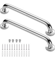 NEW Gotega Shower Grab Bar 2 Pack, Stainless Steel Bathroom Grab Bar Shower Bath Handle Grab Bars for Bathtub Showers 24 Inch