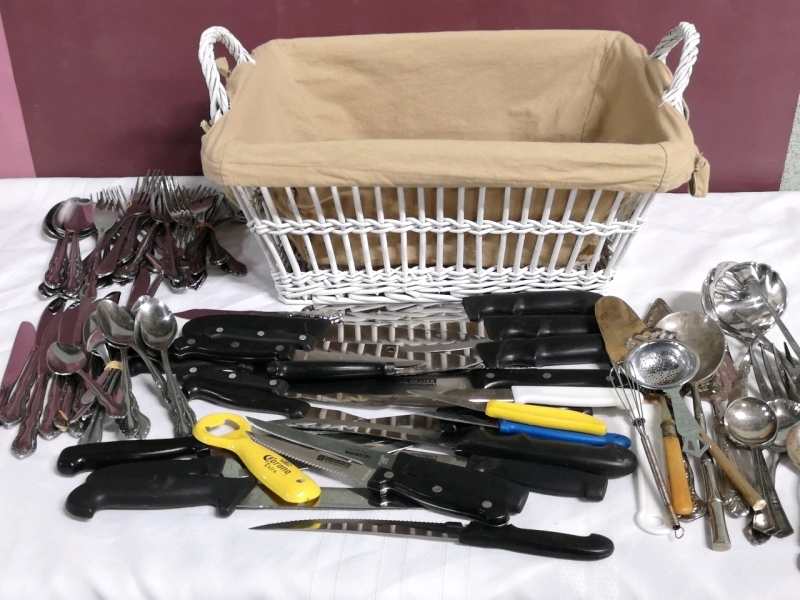 Vintage to Modern Kitchen Utensils + Decorative Basket