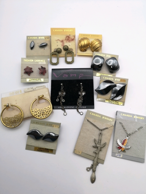 Vintage Canadian Jewellery - Earrings & Necklaces