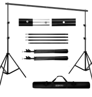 Backdrop Stand Kit, BDDFOTO 6.5x10ft/2x3m