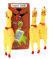 3 New Screaming Chicken Dog Toys