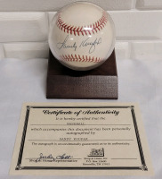 Sandy Koufax Brooklyn Dodgers Signed Baseball w/COA . 3-Time CY Young Winner