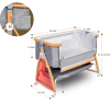 As New Komcot Baby Bassinet
