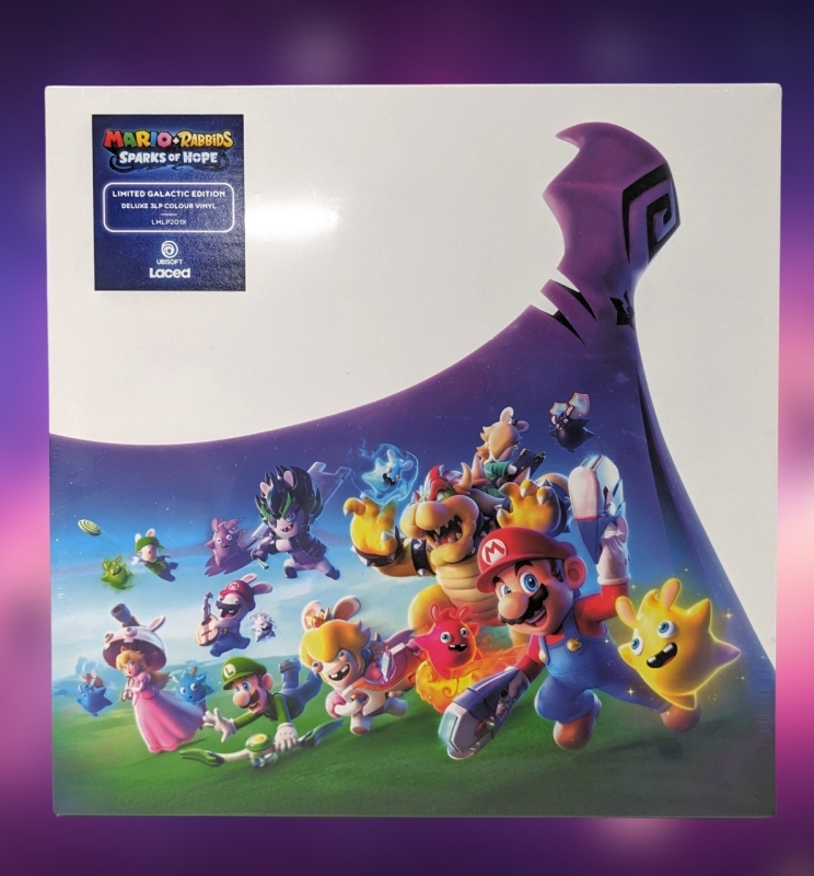 New MARIO + RABBIDS Spark of Hope Limited Galactic Edition Deluxe 3LP Colour Vinyl Records