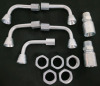 New Hydraulic Hose Fittings Lot + 4 Western Valve Refurbished Parts - 10