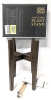 New OERGKE Adjustable Bamboo Plant Stand, Bamboo Mid Century Modern Plant Stand, Fits 8 to 12 Inches Pots - 2