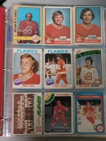 1971 - 2021 Atlanta / Calgary Flames NHL Hockey Trading Card Singles , 228 Cards