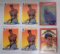 1991 Score Chipper Jones Rookie Card &times;4 & Two (2) Ken Griffey Jr. Cards