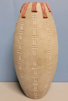 Home Decor 15.5" Earthware Vase . Made in Vietnam