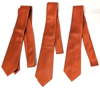 3 New Handmade Silk Men's Ties 60" Long Each
