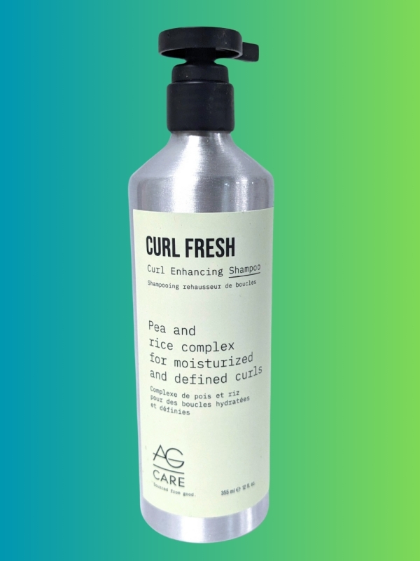 New AG CARE Curly Fresh Curly Enhancing Shampoo : Pea and Rice Complex 355ml