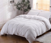 NEW. Luna White Duvet Cover Set with weighted blanket (Standard)