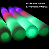 10 ! Foam Glow Sticks for Kids Parties Weddings or Other Celebrations. 10 per Pack 15" long