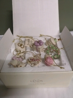 12 Lenox American by Design Ceramic Wedding Ornaments