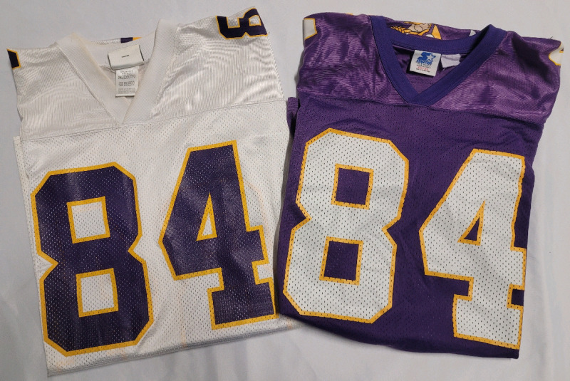 Randy Moss Minnesota Vikings NFL Football Home & Away Jerseys . Pre-owned