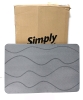 New Simply Slap Diatomaceous Stone Bath Mat - Absorbent & Slip-Resistant Stone 23.6" x 15.4" - 2