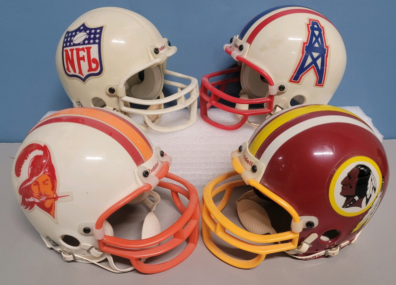NFL Football Retro Logo Mini Helmets & NFL Logo Helmet