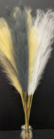 NEW Faux Pampas Grass Decor Tall 40” Artifical Pampas Grass ( pack of 10 ) Fluffy