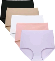 5 New FallSweet No Show High Waist Briefs Underwear - Seamless Panties