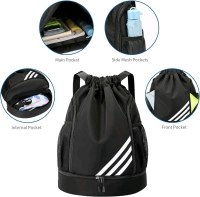 New Oziral Drawstring Backpack Water Resistant