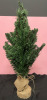 NEW Small indoor Artifical Christmas tree 23&rdquo; Tall and 4&rdquo; wide