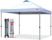 New MASTERCANOPY Durable Ez Pop-up Canopy Tent with Roller Bag (10'x10' White)