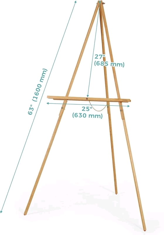 New Viswin 63" Wooden Tripod Display Easel.