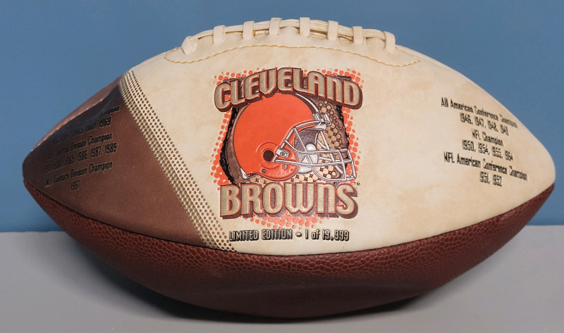 Cleveland Browns NFL Memorabilia Limited Edition Football