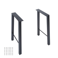 TC-Home 26 inches Bench Table Legs Set of 2 Furniture Legs Bench Legs Industry Metal Coffee Table