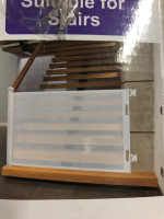 Retractable Safety Gate Brown 33 x 55 inches new